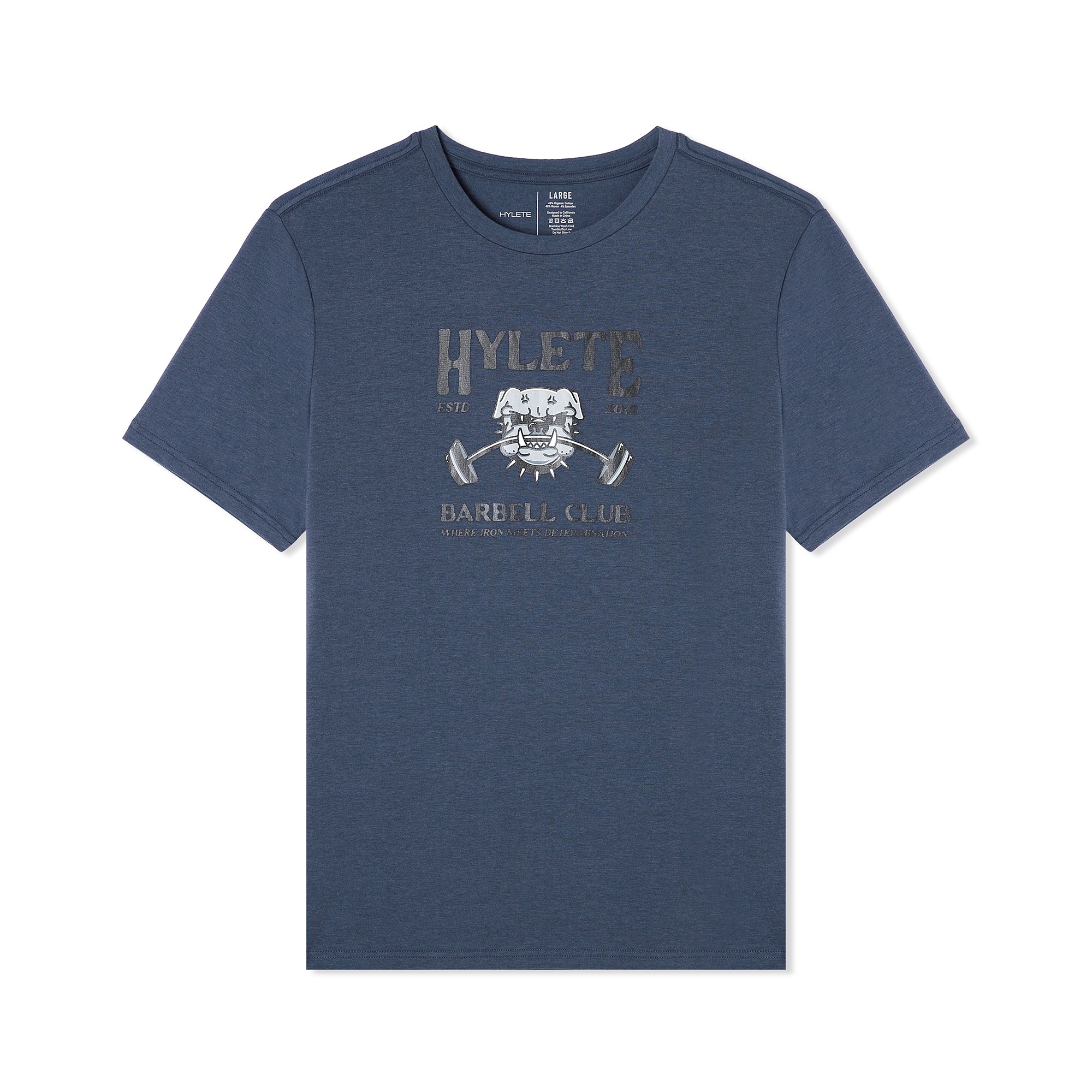 Barbell Club HY-Blend Crew Tee Navy